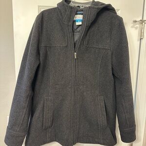 Columbia Black Recycled Wool Jacket